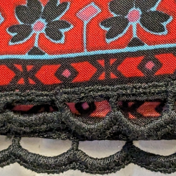 Spell gypsy collective peacock print dress Black, Pink, Turquoise S - Picture 3 of 4